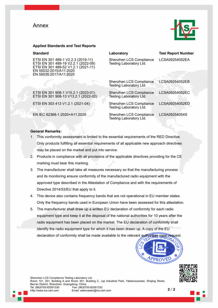 CE Certificate, GPS Pet Tracking Collar EU Safety Compliance