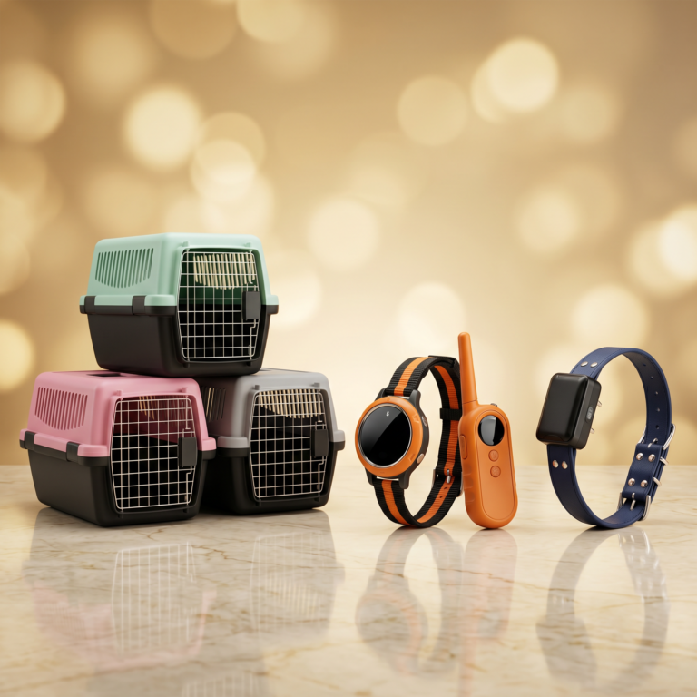 Starvey Global B2B wholesale pet products: 4G GPS tracker collar, 2-in-1 training collar, IATA-approved pet travel crates